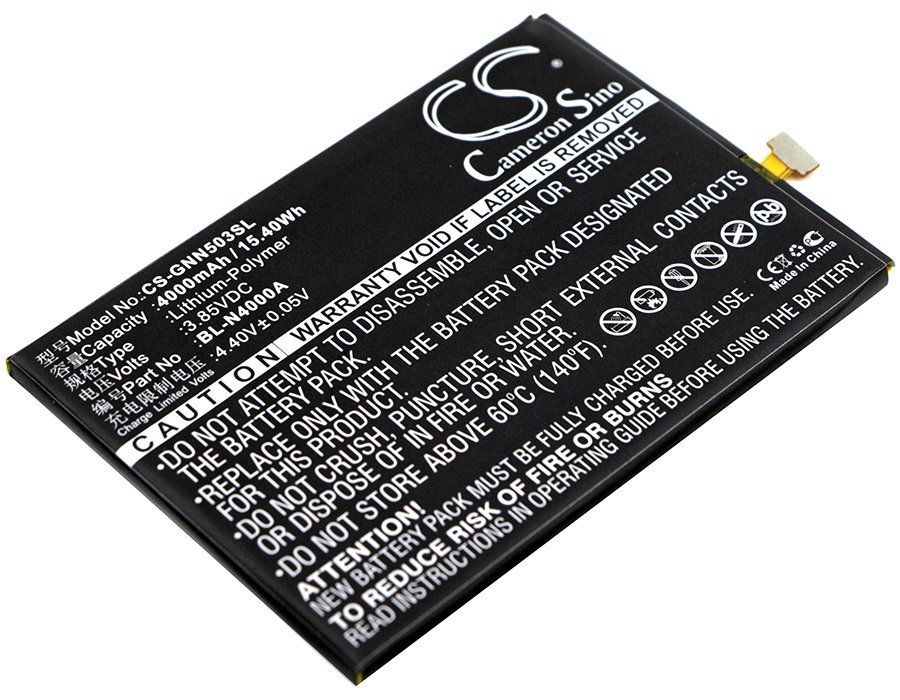 GIONEE BL-N4000A GN5003, GN5003s, V187 Pro 4000mAh Li-Polymer Mobile Phone akumulatoru