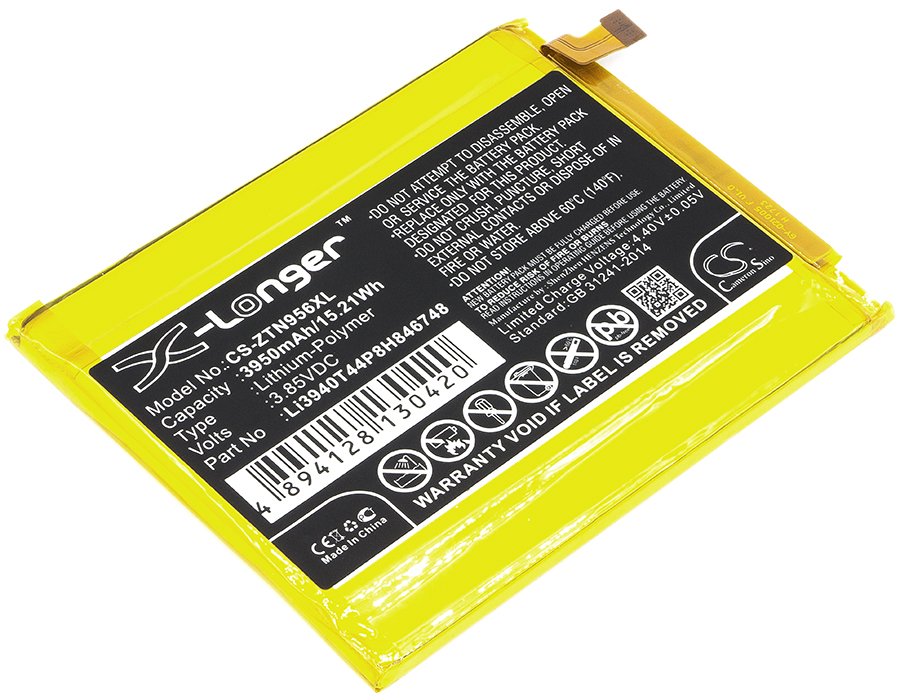 ZTE Li3940T44P8H846748 MAX XL, MAX XL TD-LTE, N9560 3950mAh Li-Polymer mobile phone battery
