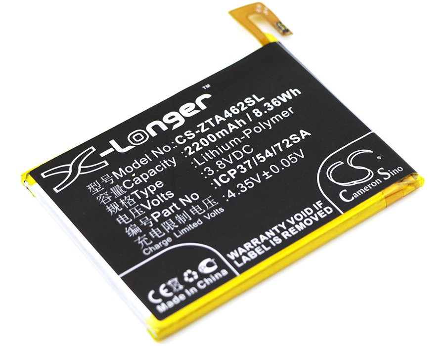 ZTE ICP37/54/72SA Blade A462, Blade A310 2200mAh Li-Polymer Mobile Phone battery