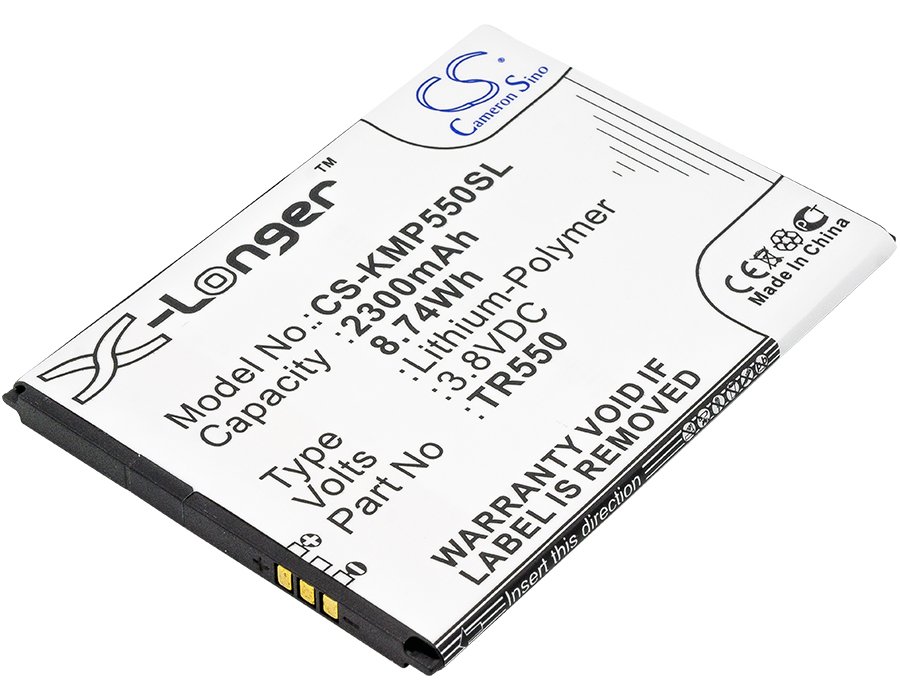 KAZAM TR550, TR550-XDSCB0000044 Trooper 550 2300mAh Li-Polymer Mobile Phone аккумулятор