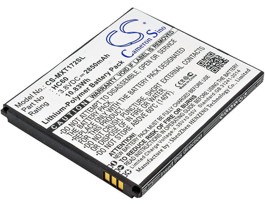 Motorola HC60, Moto C Plus 2850mAh Li-Polymer mobiiltelefoni aku