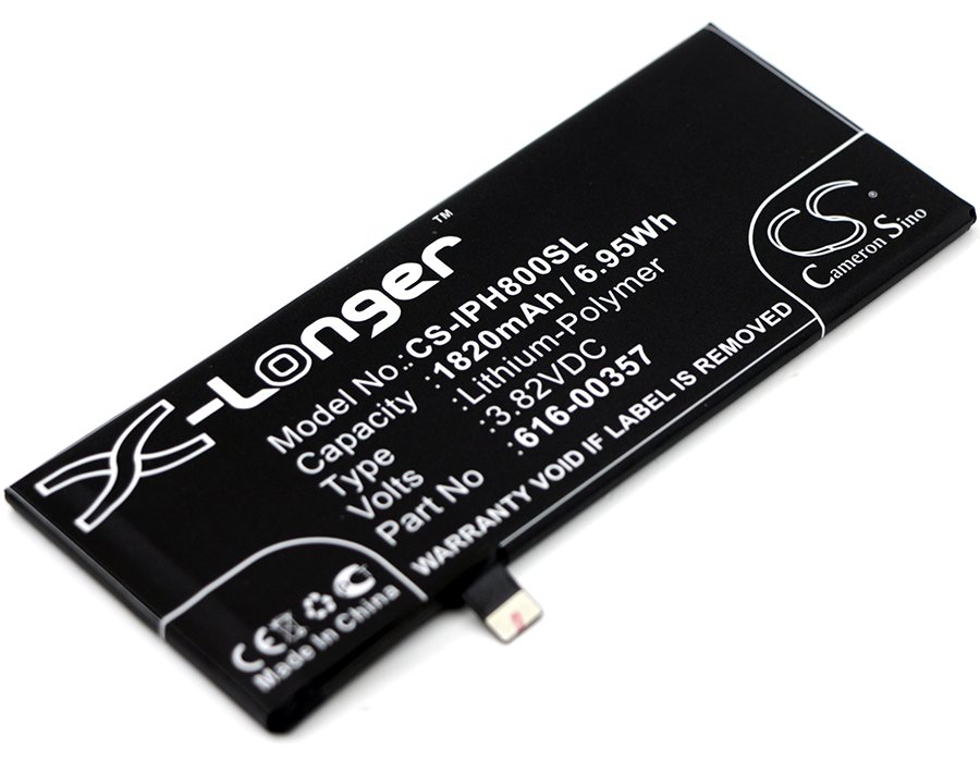 iPhone 8, 616-00357 1820mAh Li-Polymer аккумулятор телефона