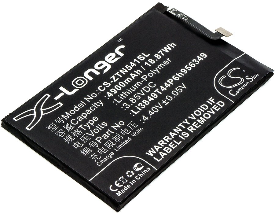 ZTE Li3849T44P6h956349 Nubia N1, NX541J 4900mAh Li-Polymer mobile phone battery