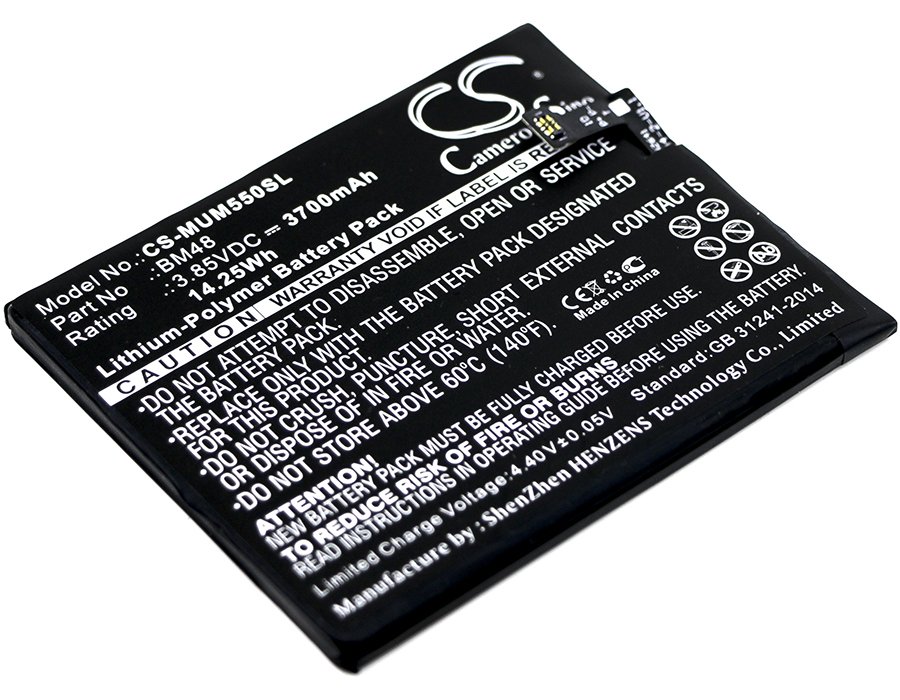 Xiaomi BM48 Note 2 Standard, 2015211 3700mAh Li-Polymer Mobile Phone akumulatoru