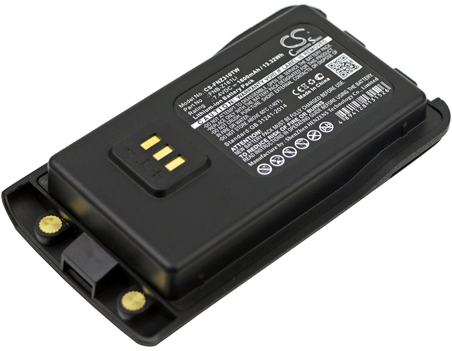 Vertex FNB-Z181Li EVX-C31, VZ-30, VZ-30-G6-4 1800mAh Li-on аккумулятор
