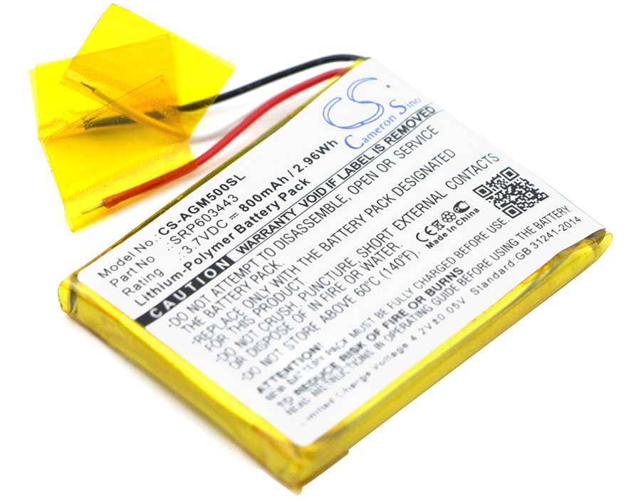 Astro SRP603443 A50 800mAh Li-Polymer langattoman kuulokkeen akku