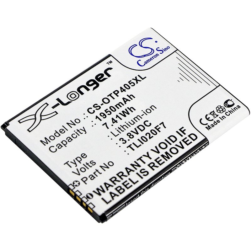 Alcatel TLI020F7 One Touch Pixi 4 5.0, 1950mAh Li-on Li-on Mobile аккумулятор телефона
