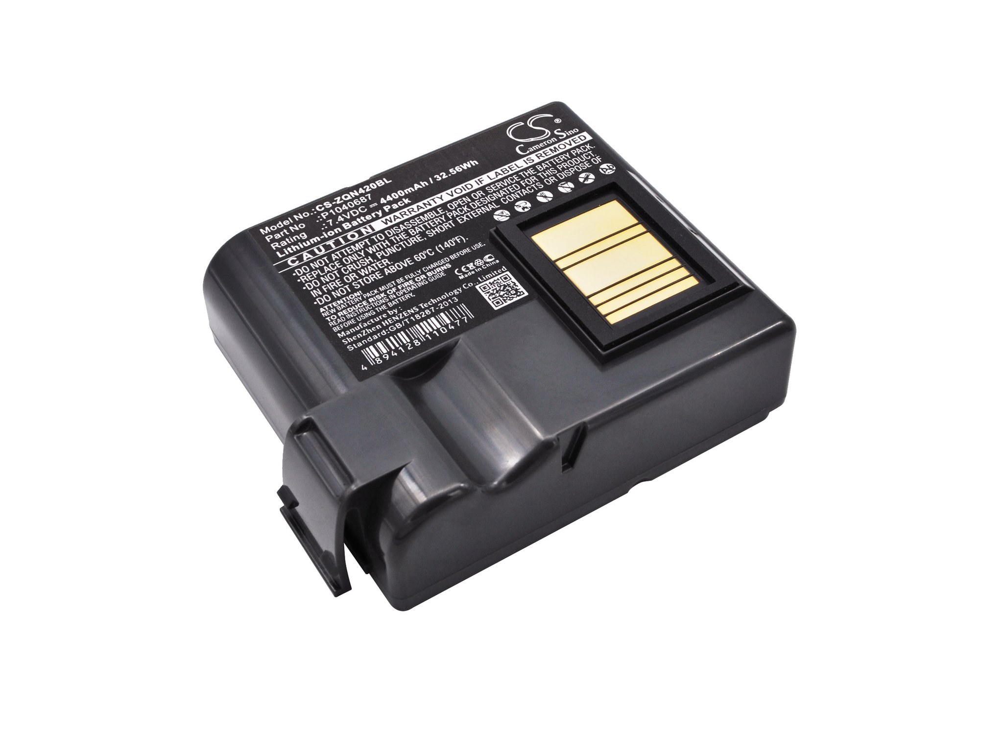 Zebra P1040687, P1050667-016 4400mAh Li-ion aккумулятор принтера