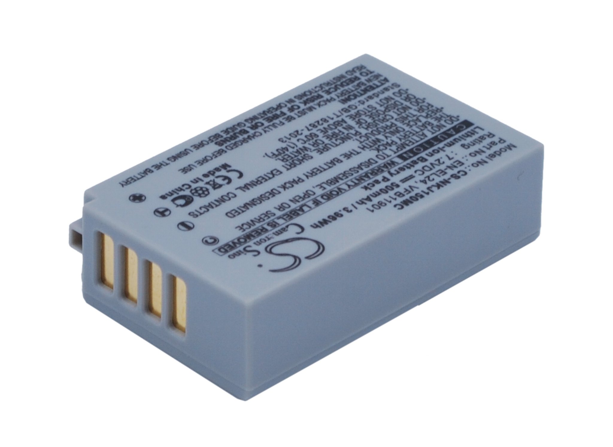 NIKON EN-EL24, VFB11901 500mAh Li-ion aккумулятор