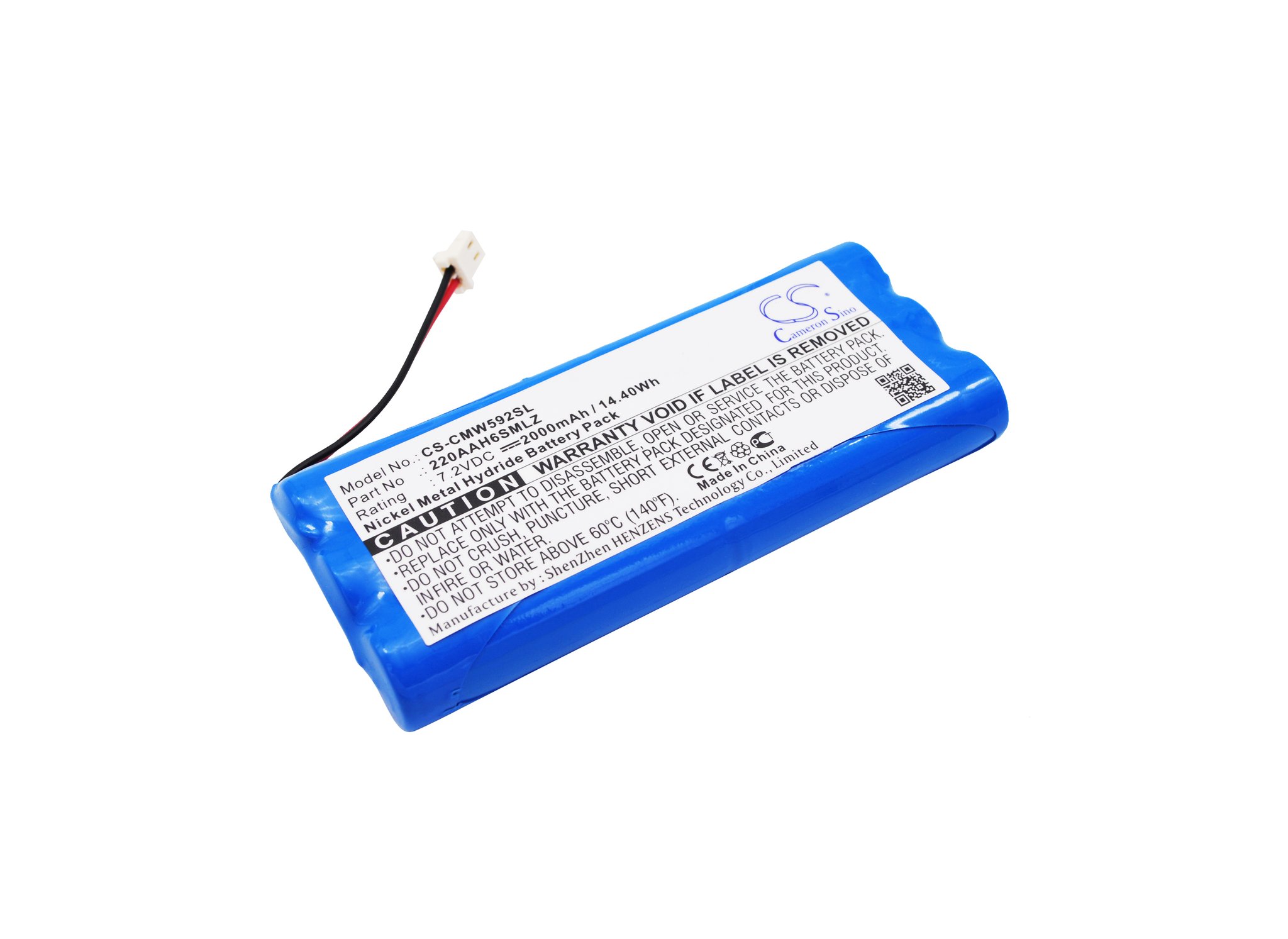 Clearone 220AAH6SMLZ 2000mAh Ni-MH tālruņa akumulators