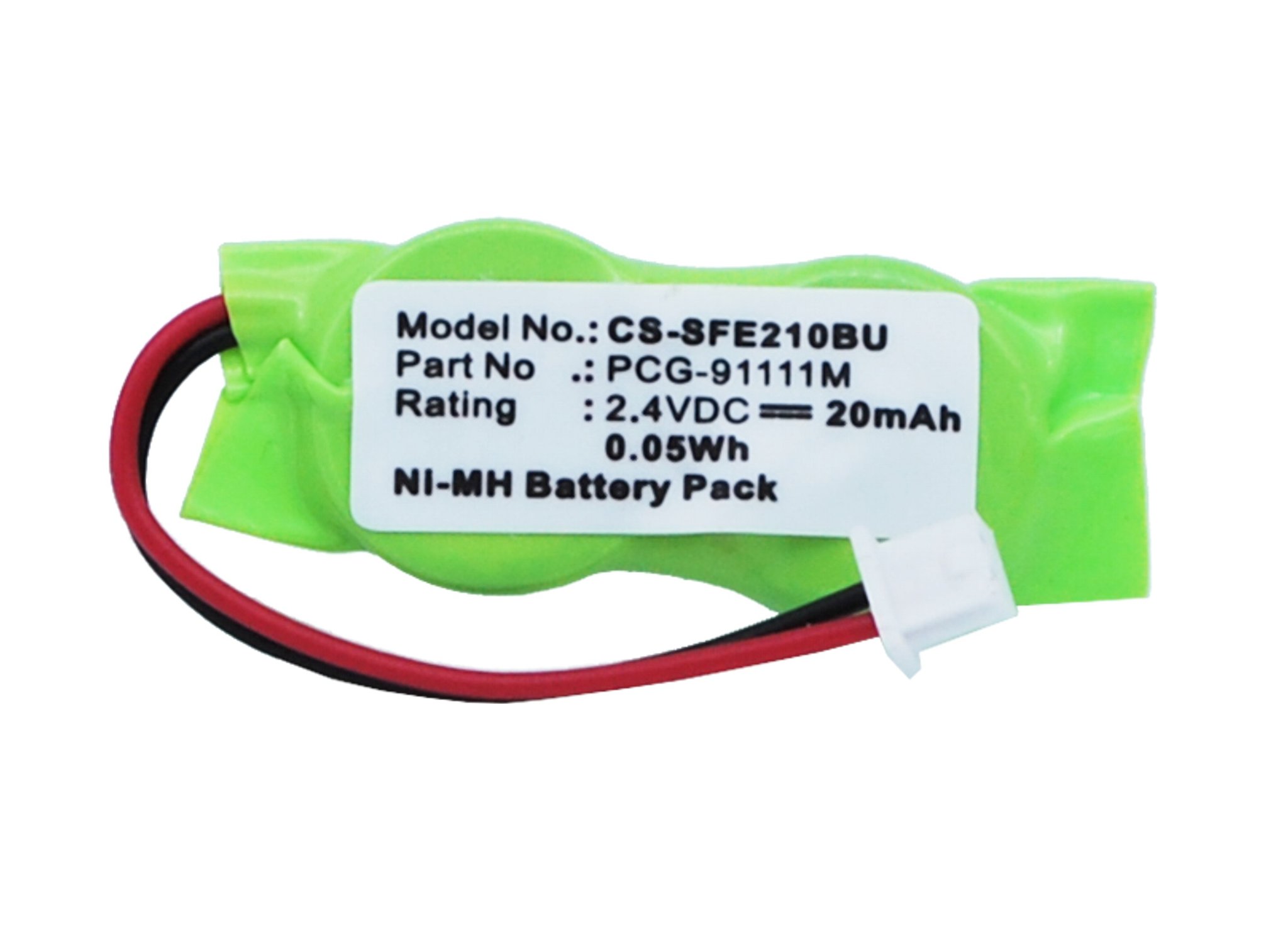 Sony PCG-91111M, 2/V15H 20mAh Ni-MH CMOS akku