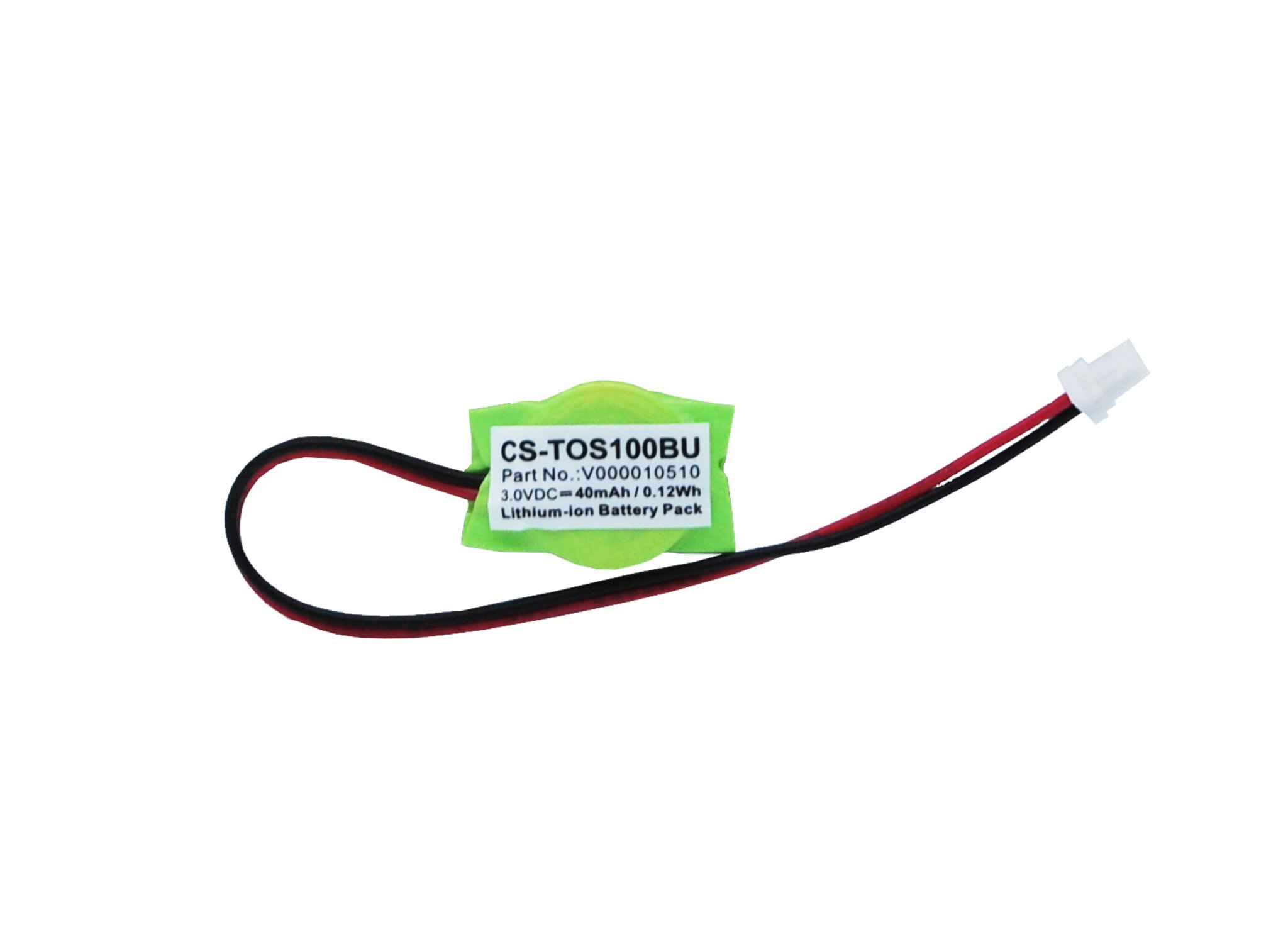 Toshiba V000010510 40mAh Li-ion CMOS aku