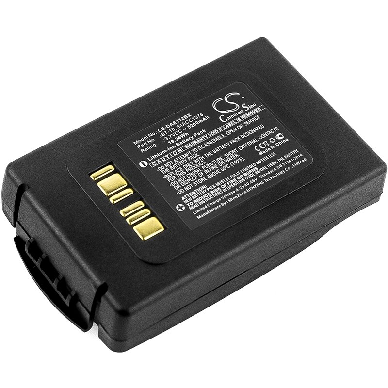 Datalogic 94ACC1376, 94ACC1377, BT-10 Li-ion 5200mAh barcode scanner battery