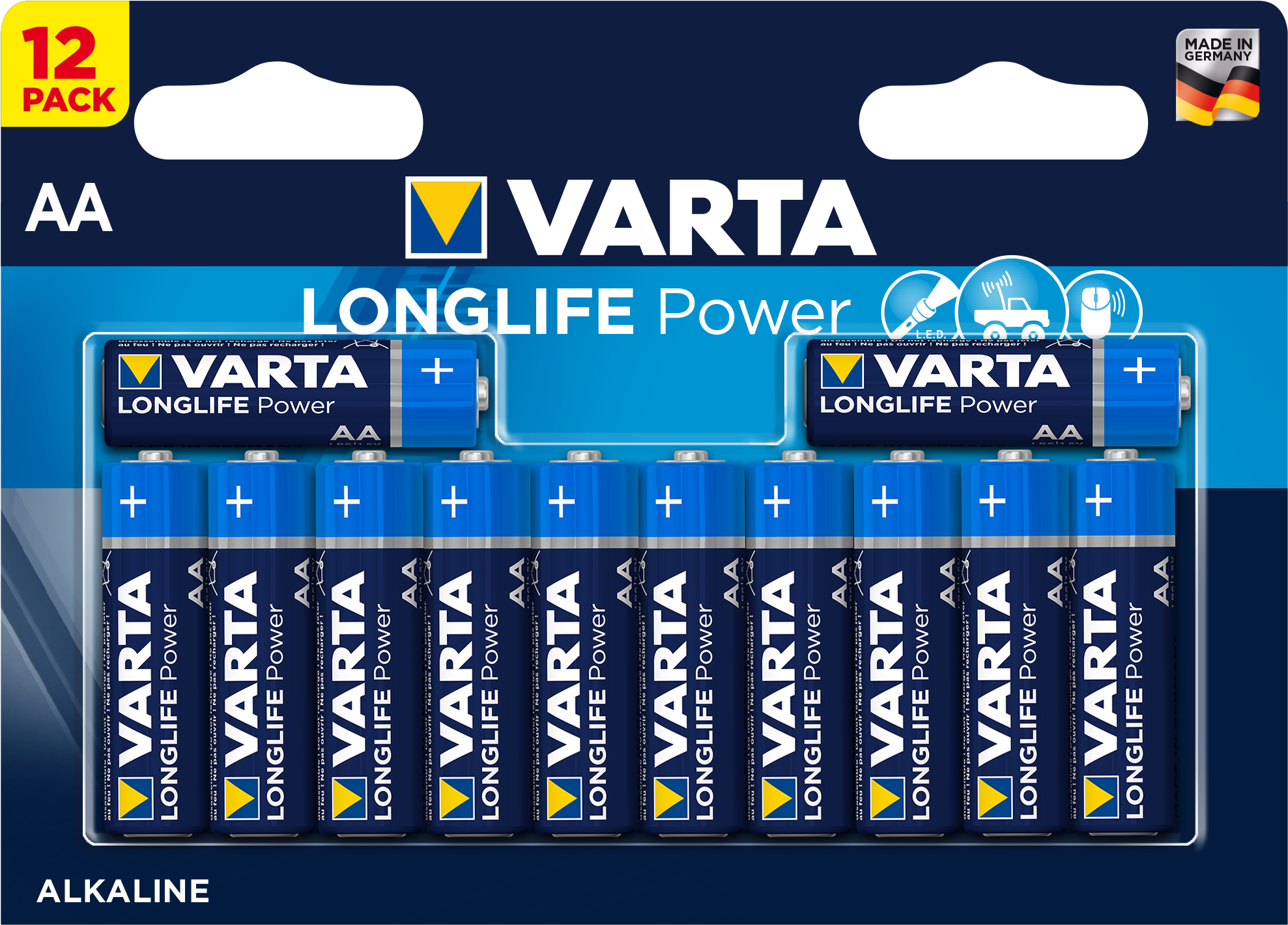 Varta LongLife Power AA/LR6 paristo 12-kpl