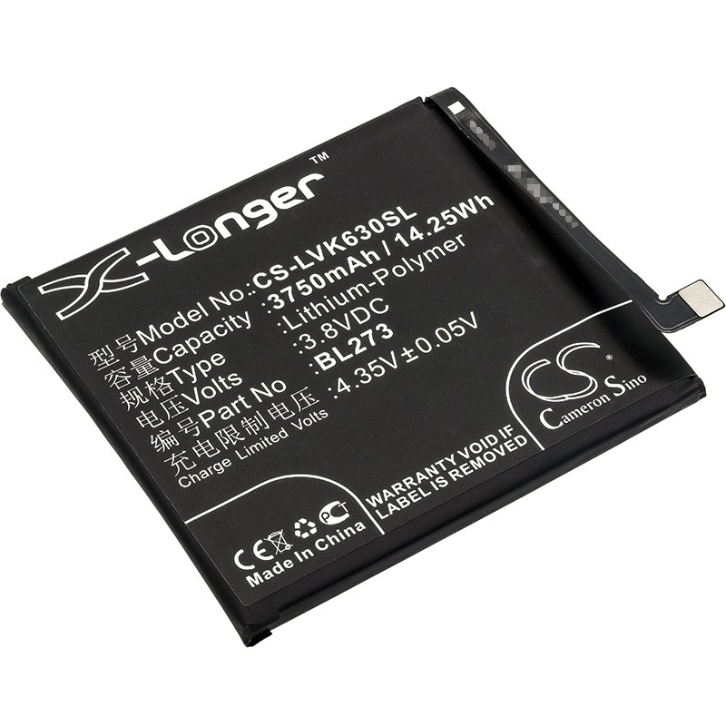 Lenovo BL273 3.8V 3750mAh Li-Polymer аккумулятор для телефона