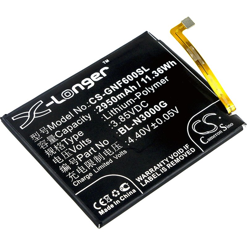 Gionee BL-N3000G 2950mAh Li-Poly mobilā tālruņa akumulators
