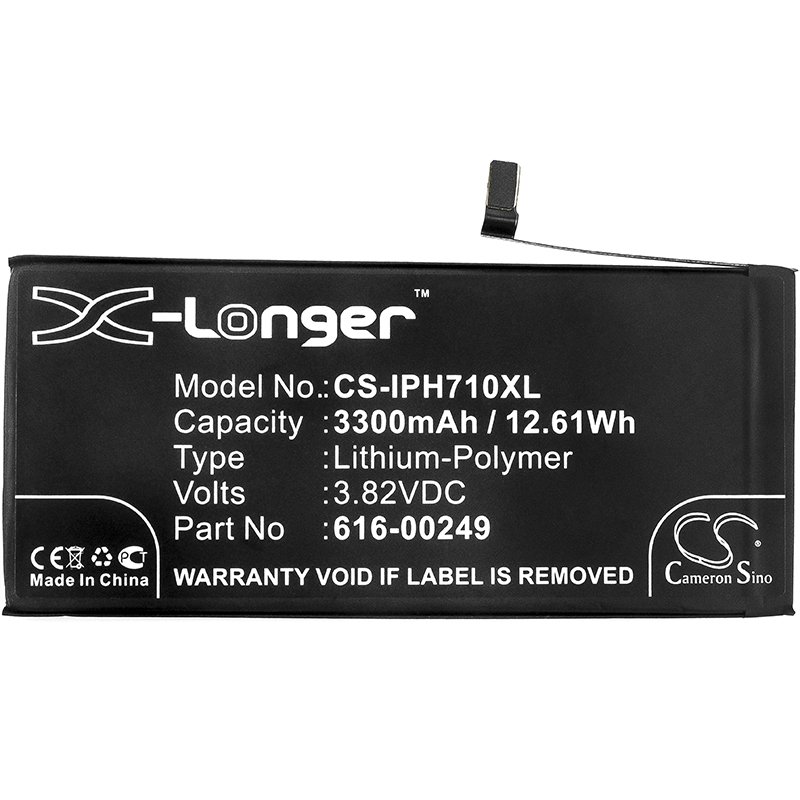 iPhone 7 Plus, 616-00249 3300mAh Li-Polymer аккумулятор для телефона