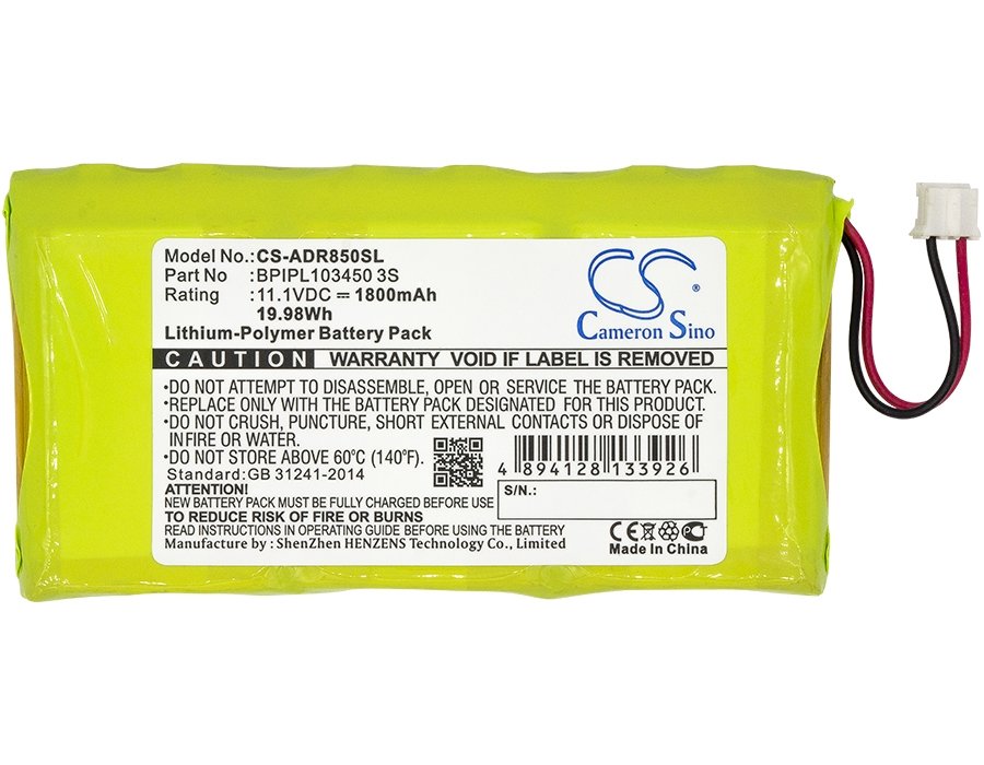 Albrecht BPIPL103450 3S 1800mAh radio battery