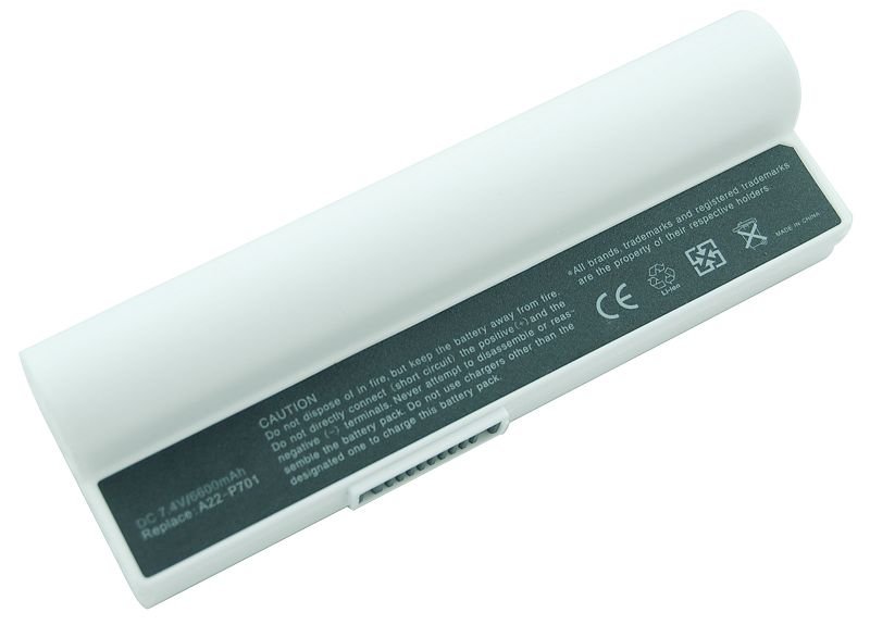 ASUS Eee PC 701 White 6-cell laptop battery