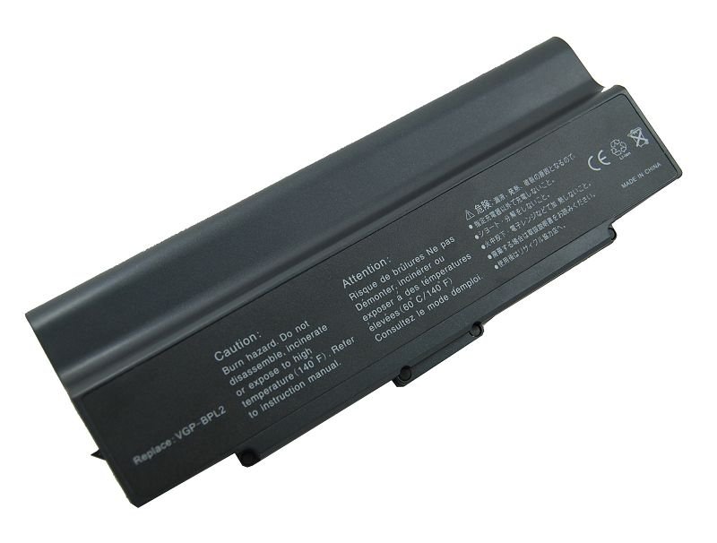 SONY VGN-FS Series 12-cell kannettavan akku