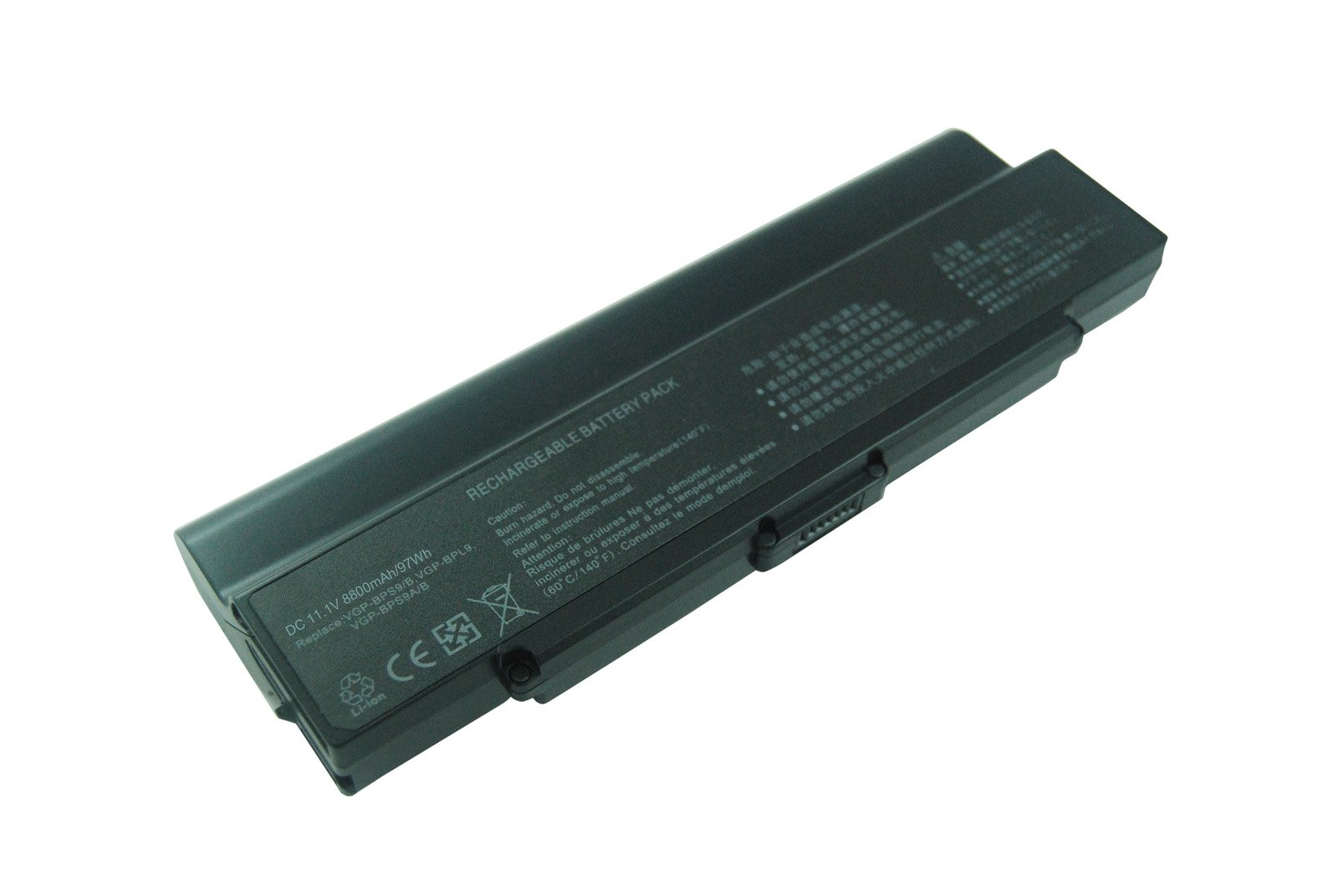 SONY VAIO VGN-AR53DB VGP-BPS9/B черный 12-элементoв aккумулятор для лаптопa