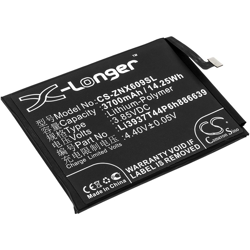 ZTE Li3937T44P6h886639 tālruņa akumulatoru 3700mAh