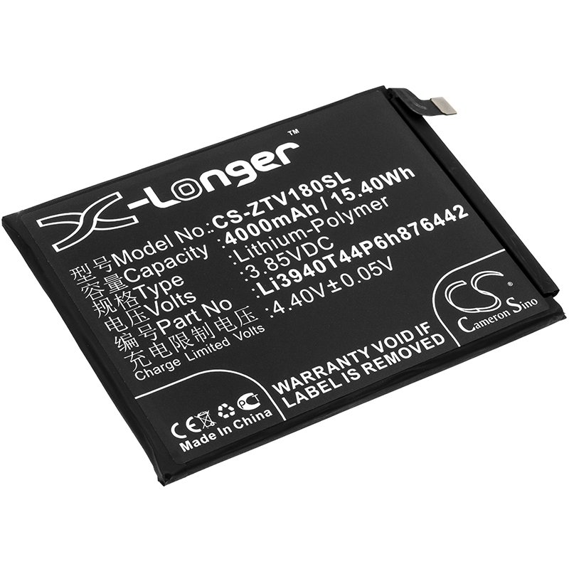 ZTE Li3940T44P6h876442 mobile phone battery 4000mAh