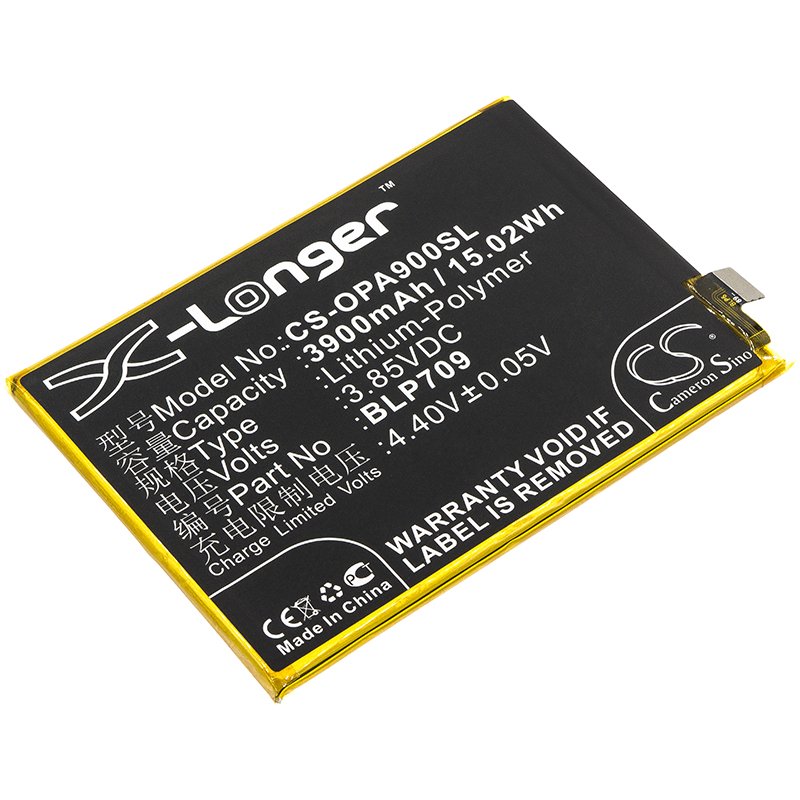 Oppo BLP709 3900mAh talruna Li-Poly akumulatoru