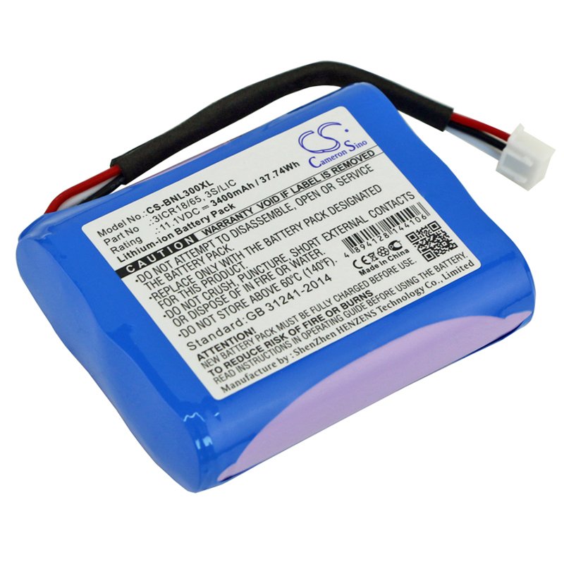 Bang & Olufsen 3ICR18/65 11.1V 3400mAh Li-ion skaļruņa akumulators