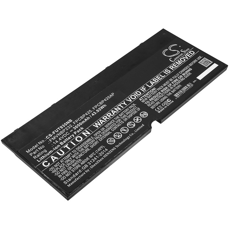 Fujitsu CP651077-02 kannettavan akku 14.4V 3050mAh Li-ion