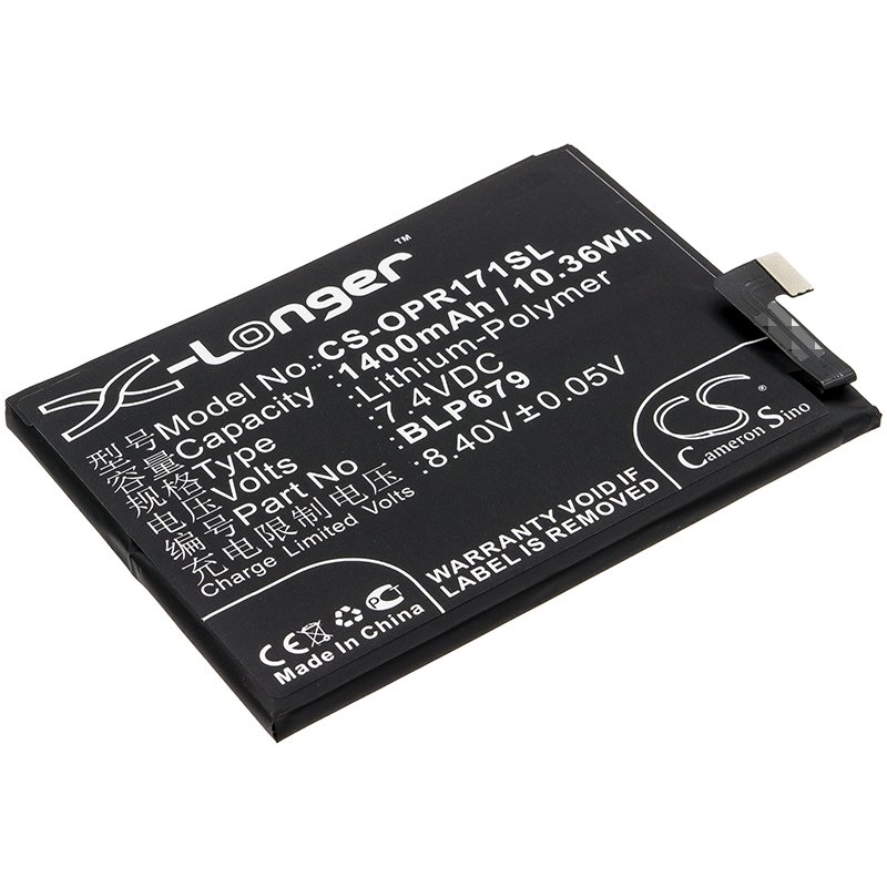 OPPO BLP679 7.4V 1400mAh Li-Polymer tālruņa akumulatoru