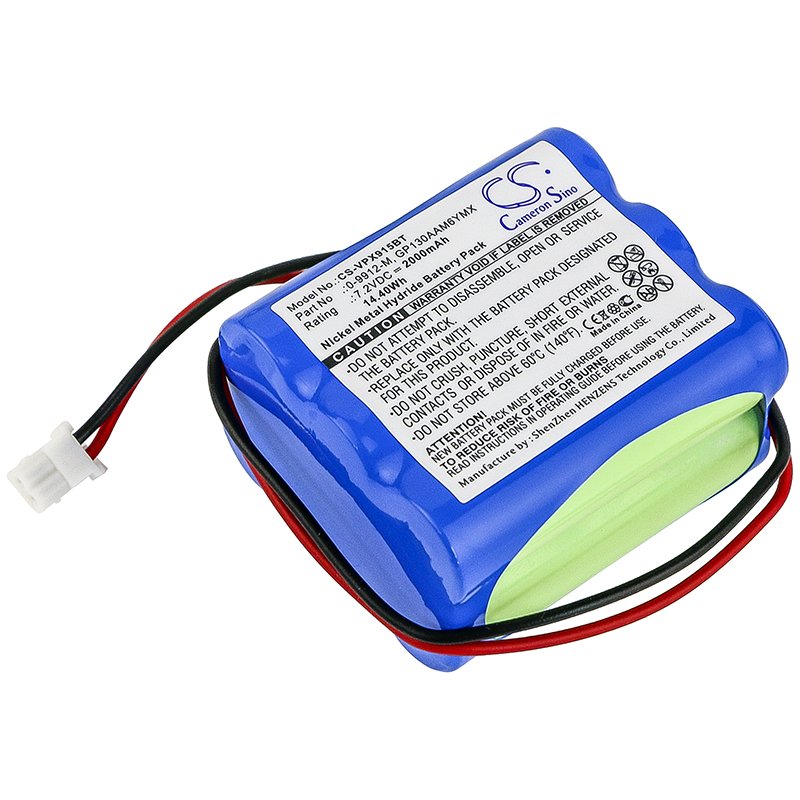 Visonic 0-9912-M 7.2V 2000mAh Ni-MH turvajärjestelmän akku