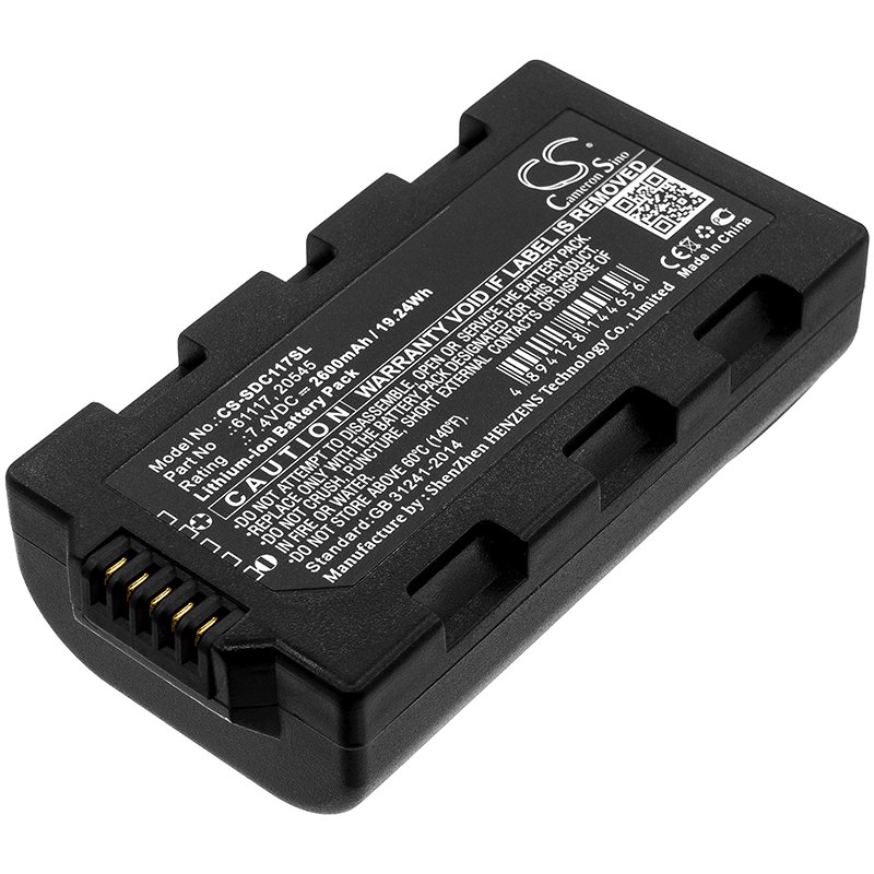 Sokkia 20545 seadme aku Li-ion 2600mAh