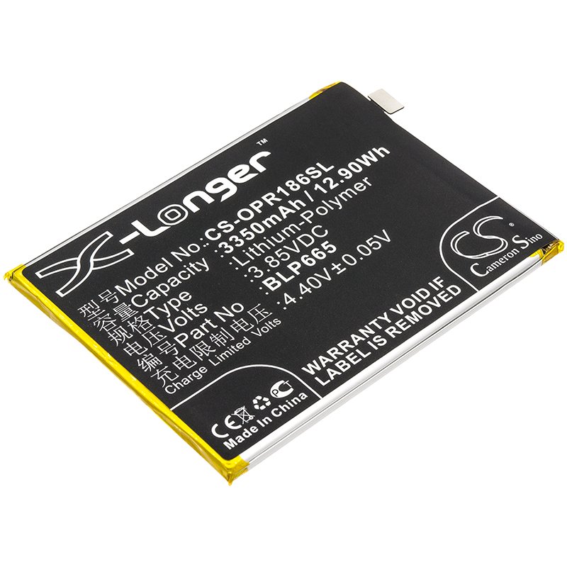 Oppo BLP665 3350mAh Li-poly talruna akumulatoru