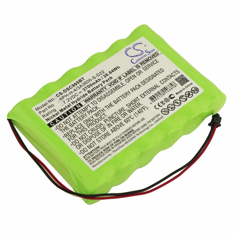 DSC Impassa 9057 Wireless Control Panel 7.2V 3700mAh Ni-MH turvajärjestelmän akku