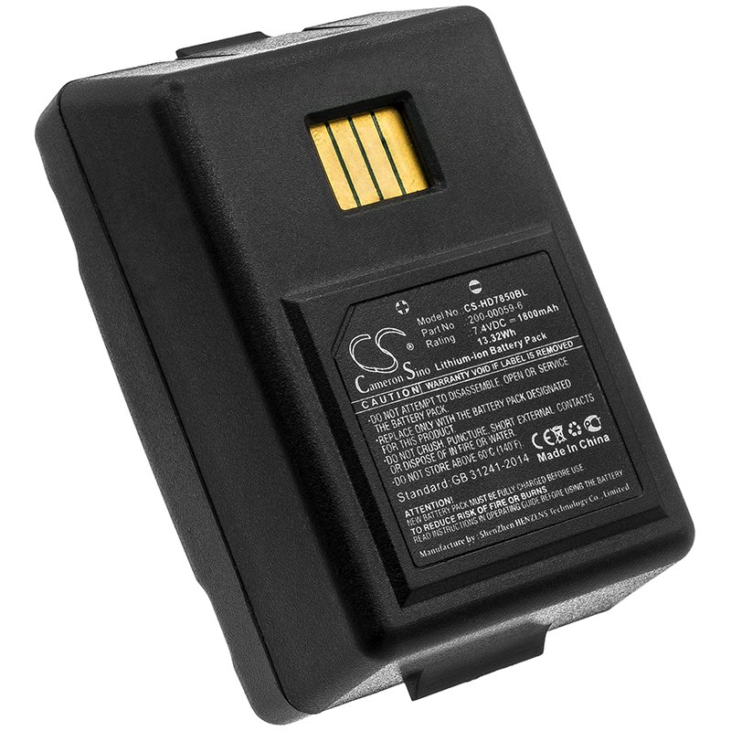 Dolphin 200-00059-6 7.4V 1800mAh Li-ion barcode scanner battery