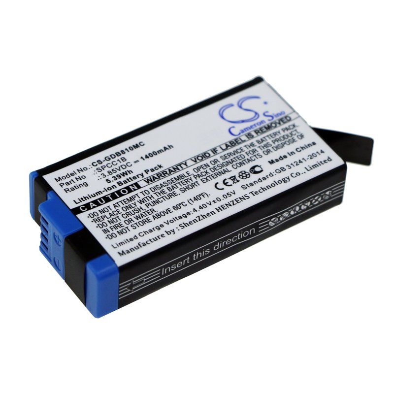 GoPro Max 360, SPCC1B 1400mAh 3.85V Li-ion kameras akumulators