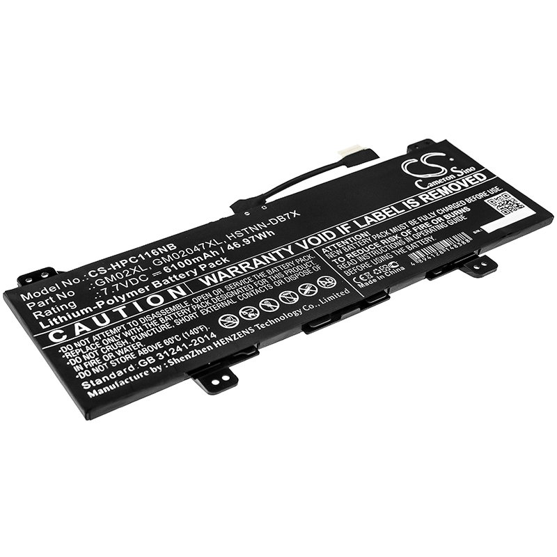 CS HP 917679-241 7.7V 6100mAh Li-polymer аккумулятор ноутбука