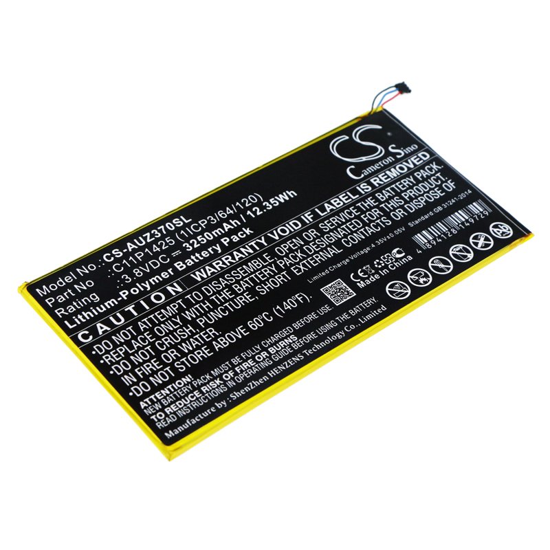 Asus ZenPad 7.0 C11P1425 3.8V 3250mAh Li-Polymer tablet battery