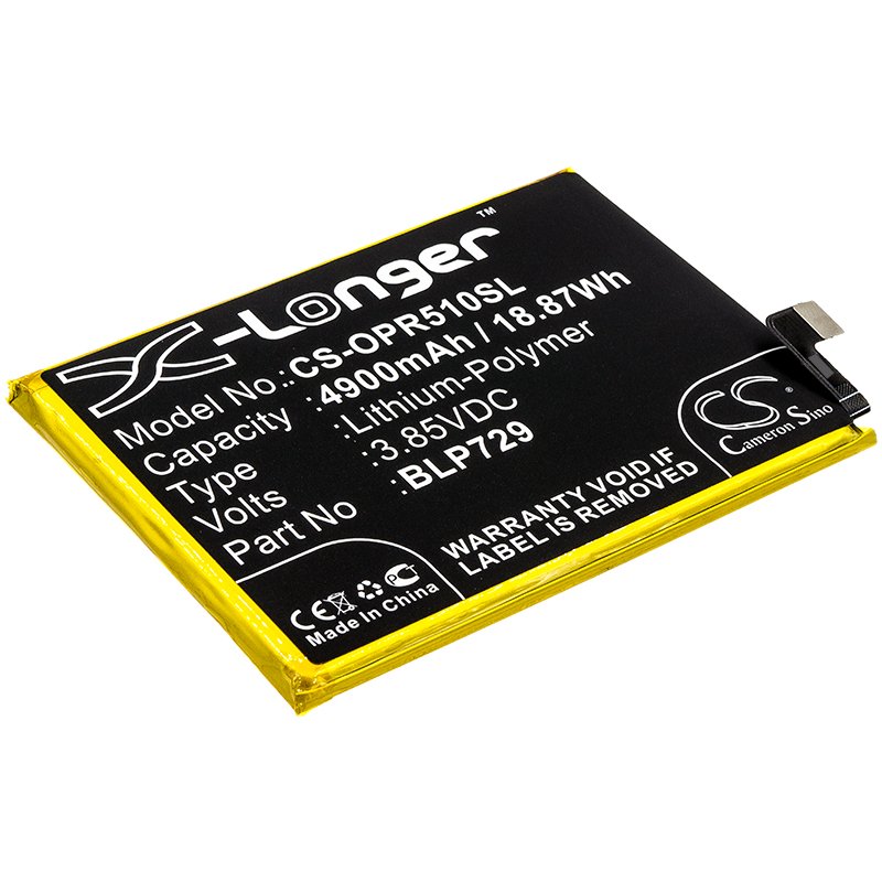 Oppo BLP729 4900mAh Li-Poly talruna akumulatoru