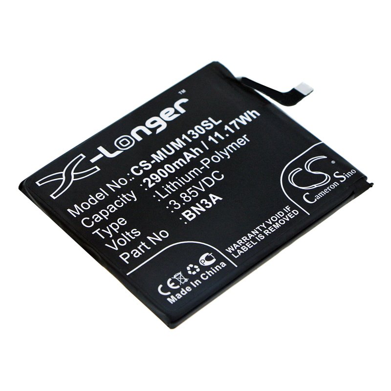 Xiaomi BN3A 3.85V 2900mAh Li-Polymer mobilā telefona akumulators