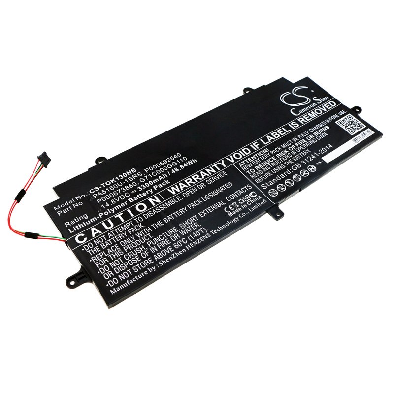 CS laptop battery Toshiba KIRA-102, P000673860 14.8V 3300mAh Li-Polymer