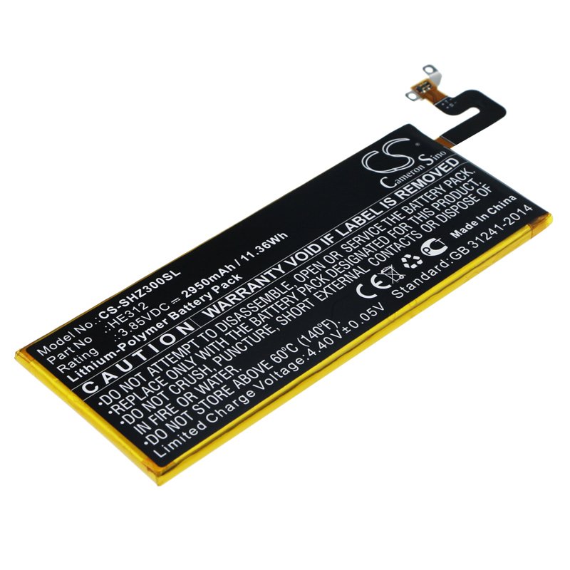 Sharp FS8009, L900S 2950mAh Li-poly tālruņa akumulators