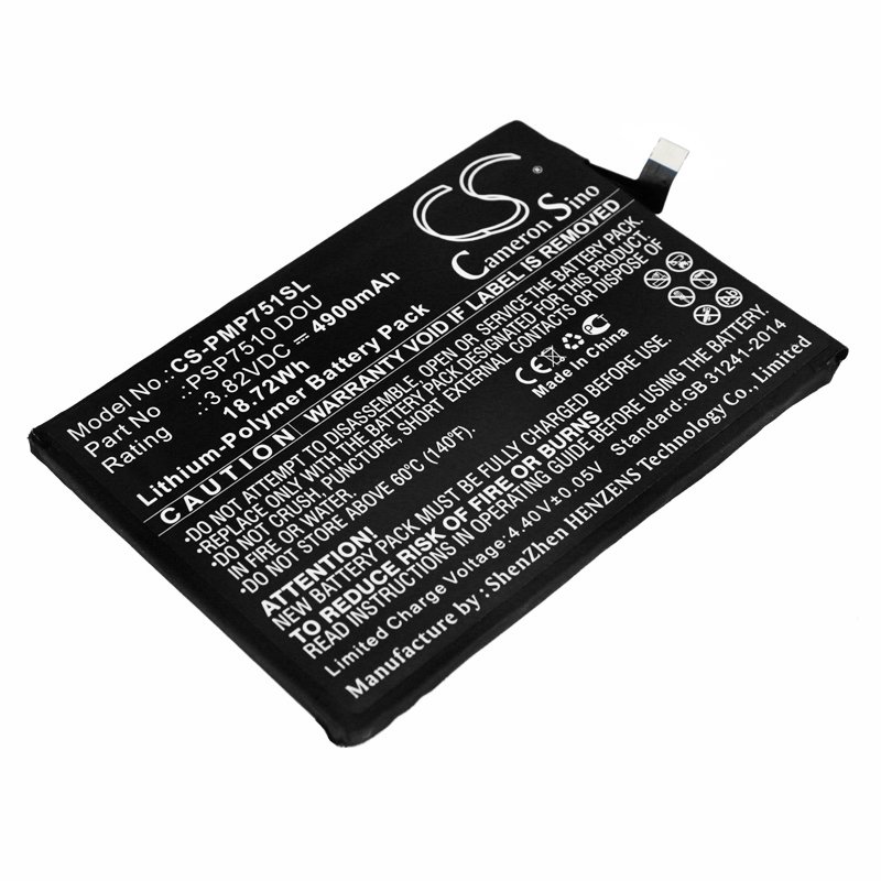 Prestigio PSP7510DOU Li-poly tālruņa akumulators 4900mAh