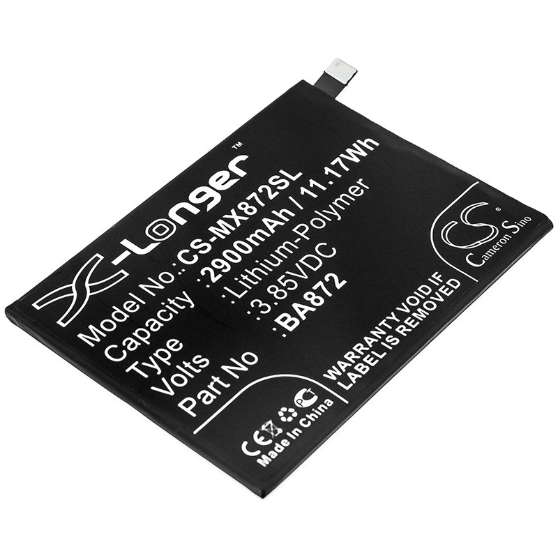 Meizu 16X, M1872 3.85V 2900mAh Li-Polymer aккумулятор телефона