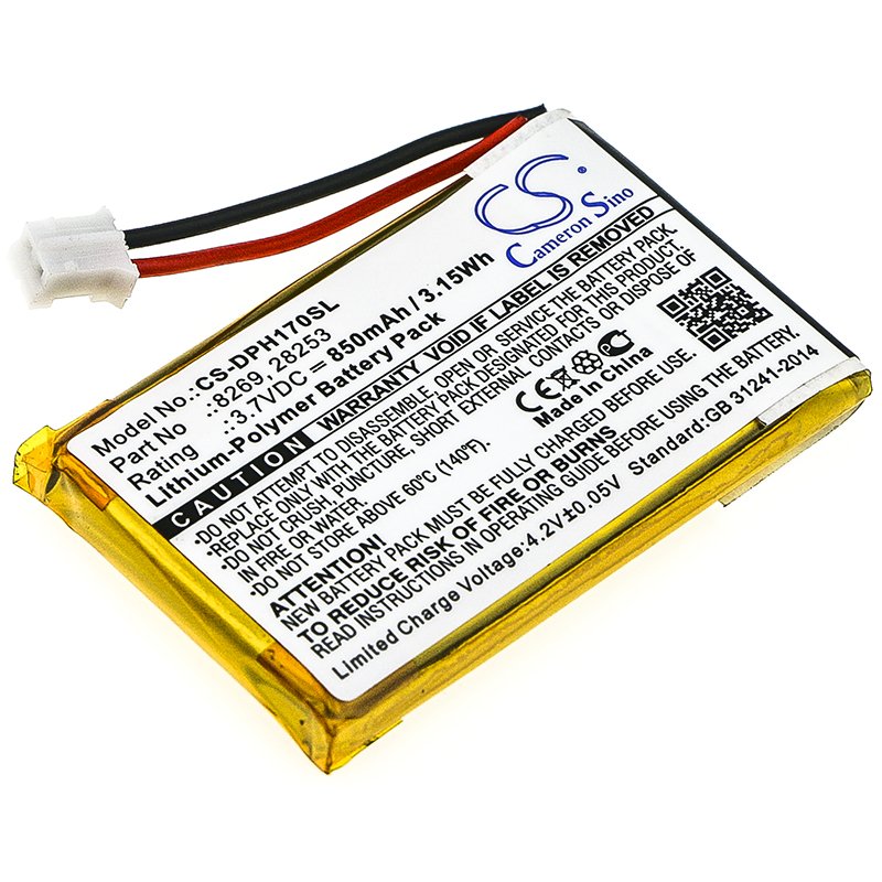 Marmitek Doorphone 170 850mAh Li-poly turvakameran akku