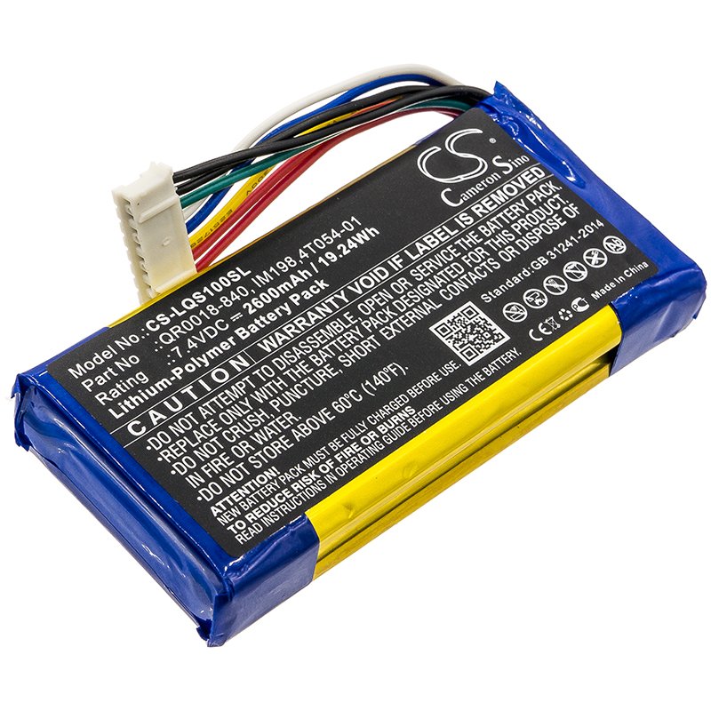 QOLSYS 4T054-01 2600mAh Li-poly turvajärjestelmän akku