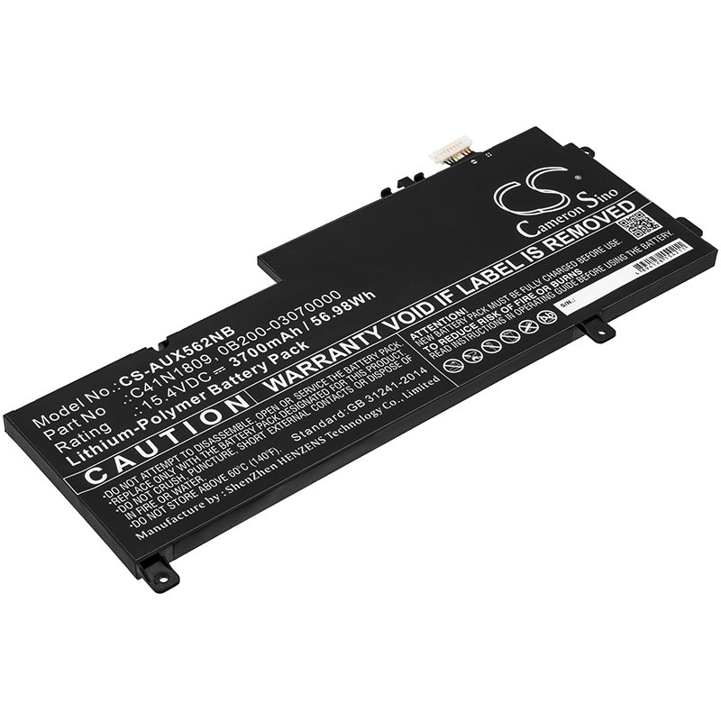 CS sülearvuti aku Asus UX562, C41N1809 15.4V 3700mAh Li-ion