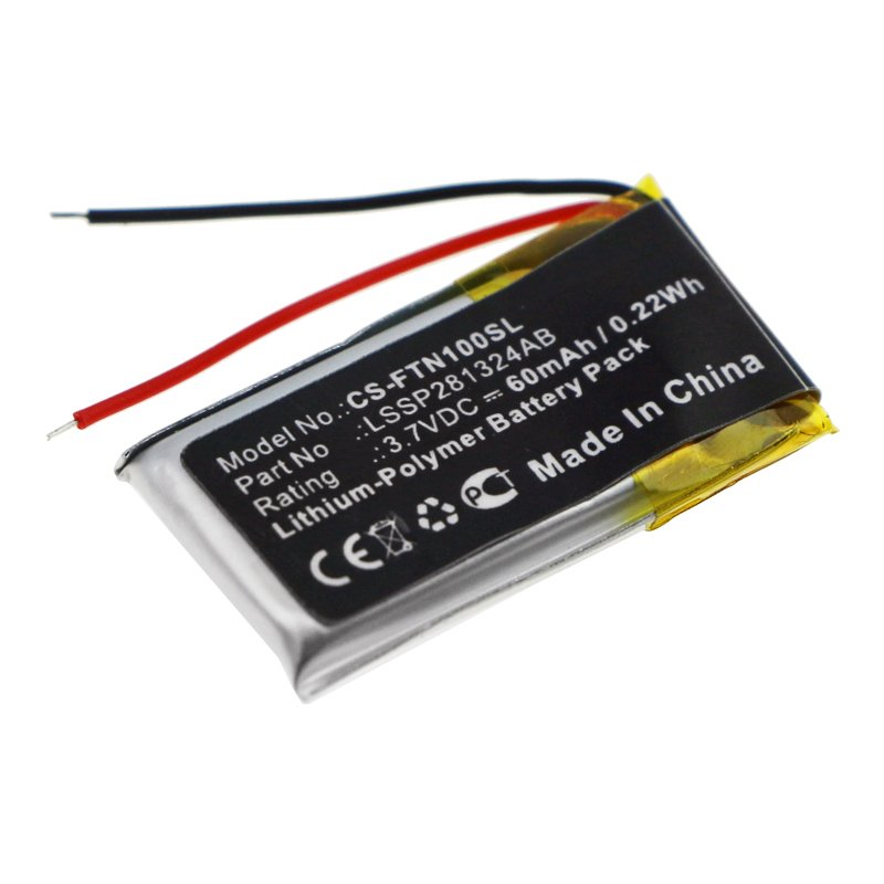 Fitbit One, LSSP281324AB 60mAh Li-PL 3.7V älykello akku