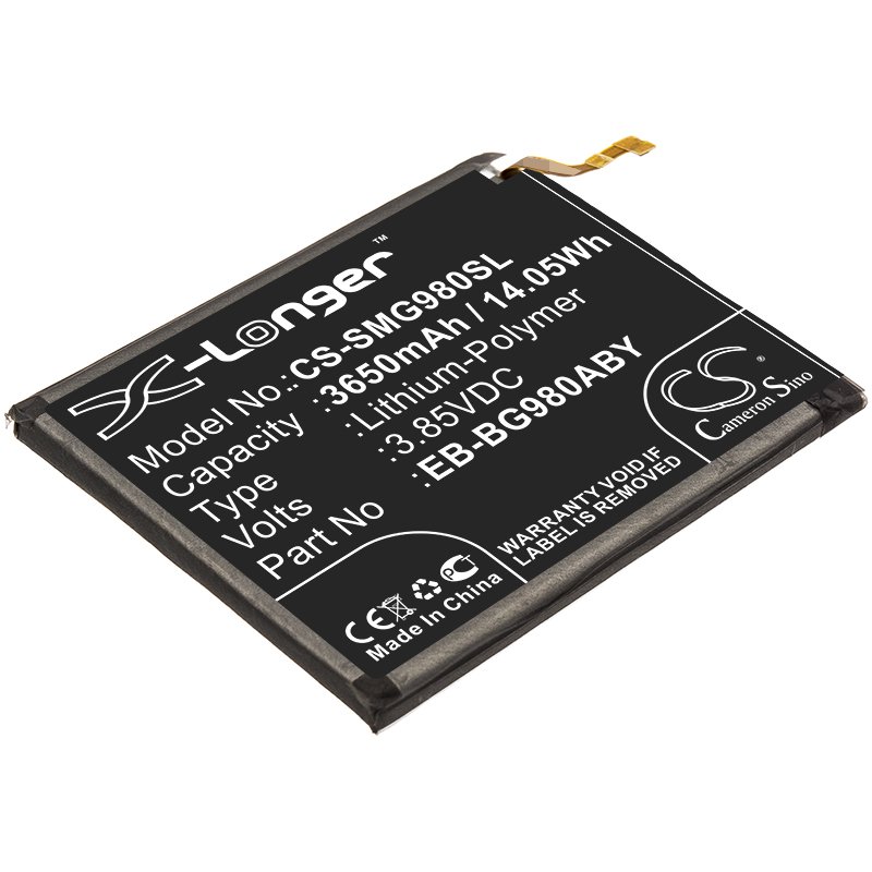 Samsung Galaxy S11e, Galaxy S20 3.85V 3650mAh Li-Polymer mobilā telefona akumulators